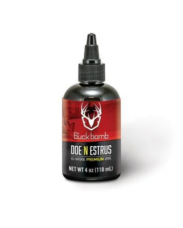 Hunters Specialties Inc. Buck Bomb Doe ?N Estrus Liquid 4 oz with 4 Wicks