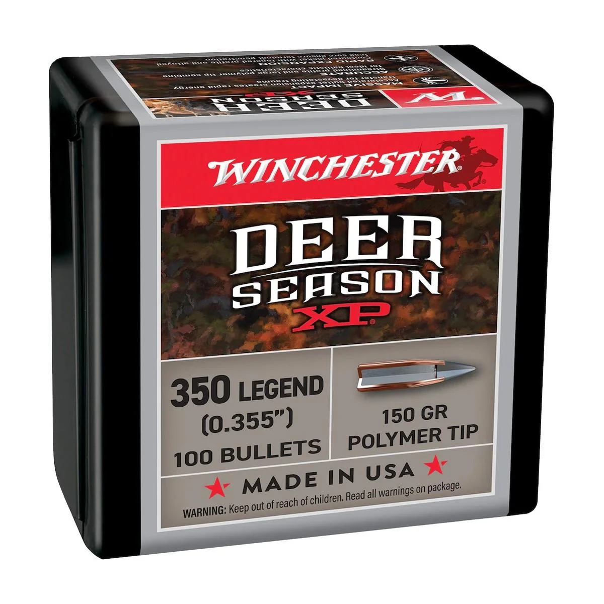 primary-22591 Winchester Bulk Components Winchester Deer Season XP Rifle Bullets 350 LEGEND 150 gr 100/ct