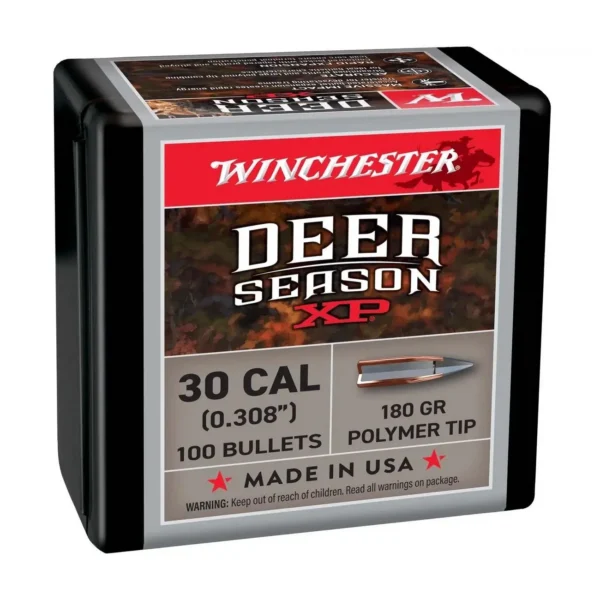 Winchester Bulk Components Winchester Deer Season XP Rifle Bullets 30 cal 180 gr 100/ct