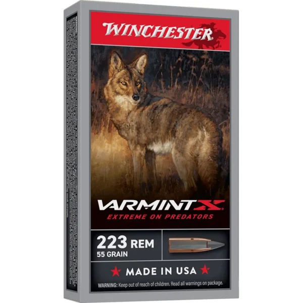 Winchester Ammunition Winchester Varmint X Rifle Ammunition .223 Rem 55gr PT 3240fps 20/ct