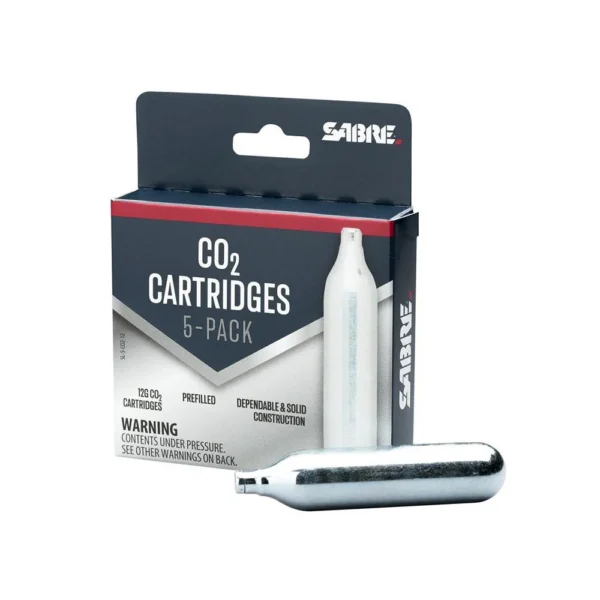 Security Equipment Corporation Sabre 12g CO2 Cartridge 5/ct