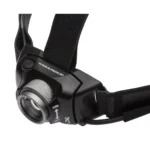 Browning King's Peak SF Headlamp, black lamp with silver reflector and black straps
