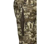 Browning Field Pro Pant, front view in Auric camouflage with zippered thigh pocket