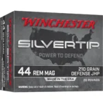 Winchester Ammunition Winchester Silvertip Handgun Ammunition 44 Rem Mag 210 gr. JHP 1250 fps 20/ct