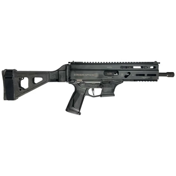 Global Ordnance Grand Power Stribog SP9G3 Handgun 9mm Luger 30rd Magazines(3) 8" Barrel SBT Brace-Uses Glock Style Magazines