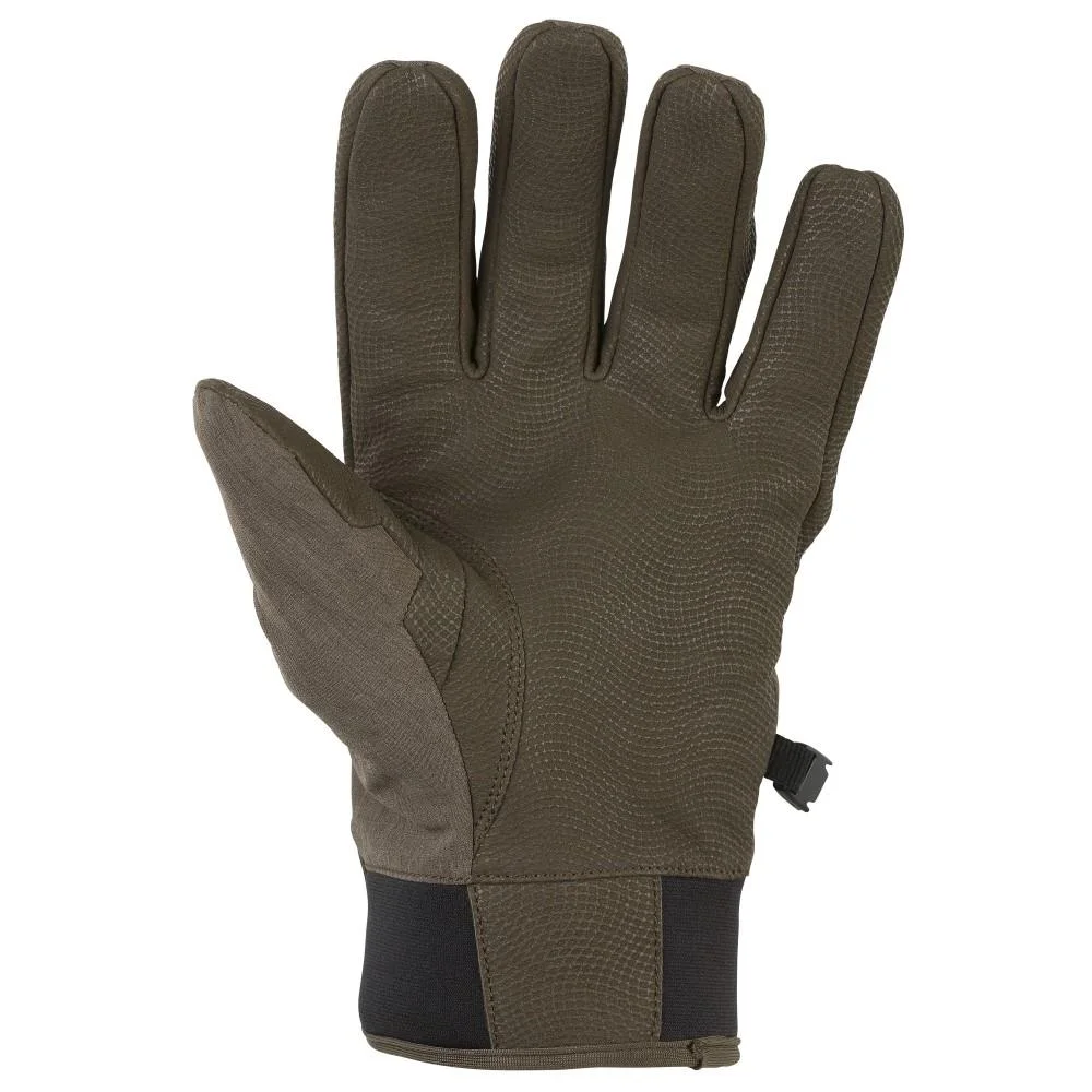 primary-23179 Browning Pahvant Pro Glove Major Brown L, palm view with dark cuff and reinforced palm panels