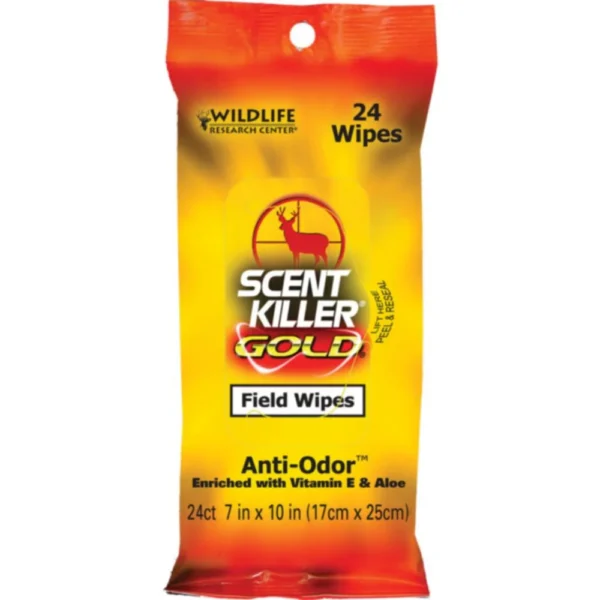 Wildlife Research Center Wildlife Research Scent Killer Field Wipes 24 pk