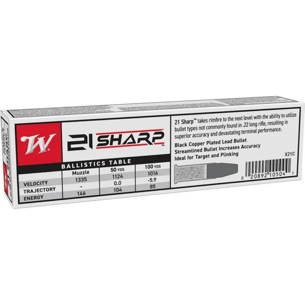 Winchester Ammunition WIN 21 SHARP GAME&TRGT 37GR 100/2000