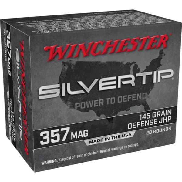 Winchester Ammunition Winchester Silvertip Handgun Ammunition .357 Mag 145 gr. HP 1290 fps 20/ct