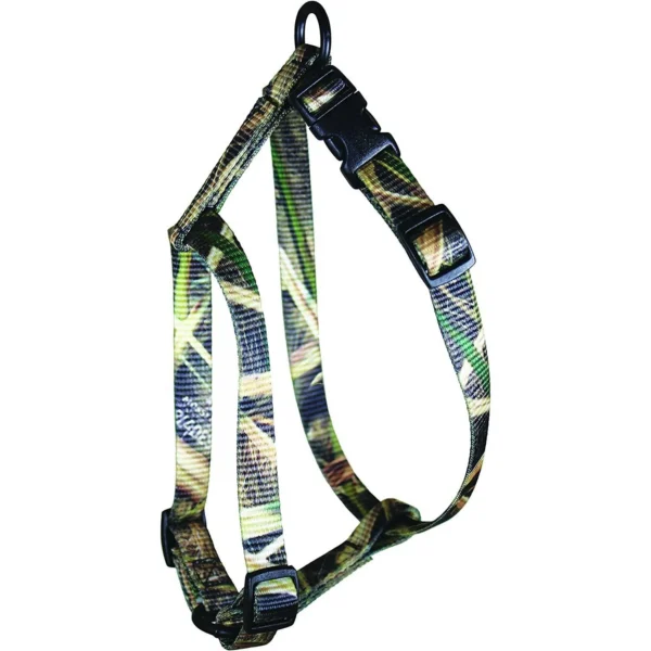 Leather Brothers Inc. DBA Omnipet Omnipet Kwik Klip Adjustable Nylon Pet Harness 3/4" 1 Ply Mossy Oak Duck Blind