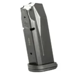 Smith & Wesson MAG S&W CSX black magazine, angled side view with flush floorplate