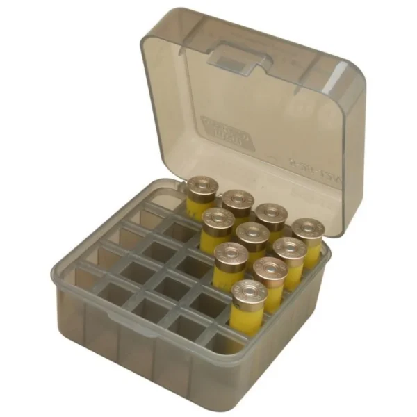 Mtm Molded Products Company MTM Dual Gauge Shotshell Case Clear Smoke