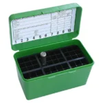 Mtm Molded Products Company MTM Deluex H-50 Series Rifle Ammo Box 50 Round Capacity Green