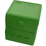 Mtm Molded Products Company MTM Case Guard RS100 Series Small Rifle Ammo Box 100 Rounds Green