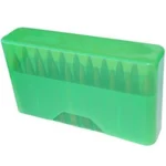 Mtm Molded Products Company MTM J-20 Slip Top Ammo Box Clear Green