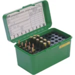 Mtm Molded Products Company MTM Deluex H-50 Series Rifle Ammo Box Green