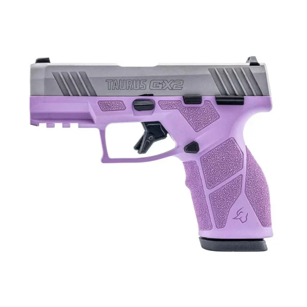 Taurus International Inc. Taurus GX2 Handgun 9mm Luger 13rd Magazines (2) 3.38" Barrel Light Purple Frame/Stainless Slide