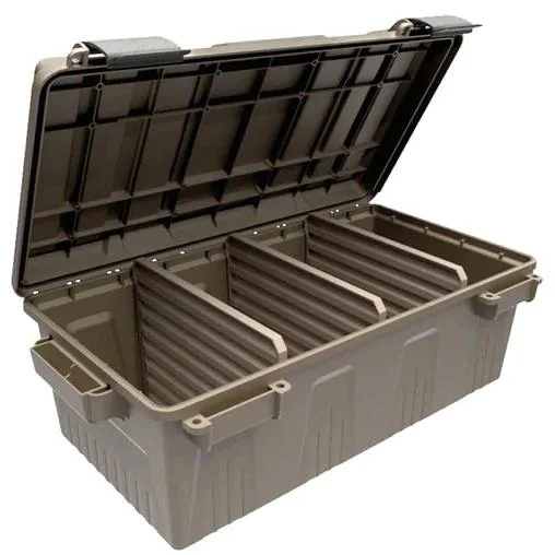 Mtm Molded Products Company MTM Ammo Crate Divided Utility Box Dark Earth