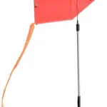 Mtm Molded Products Company MTM Wind Reader Shooting Range Flag Red