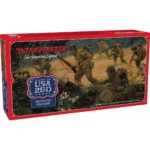 Winchester USA 250th Anniversary Handgun Ammunition, red commemorative box, angled front view