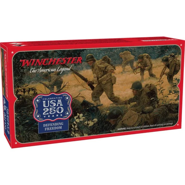 Winchester Ammunition Winchester USA 250th Anniversary Handgun Ammunition .45 Auto 230gr FMJ 835 fps 50/ct