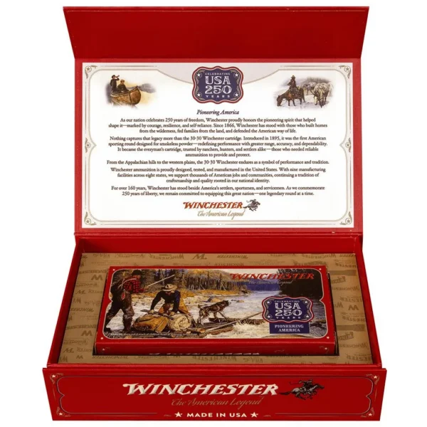 Winchester Ammunition Winchester USA 250th Anniversary Power Point Rifle Ammunition 30-30 Win 170gr SP 2200 fps 20/ct