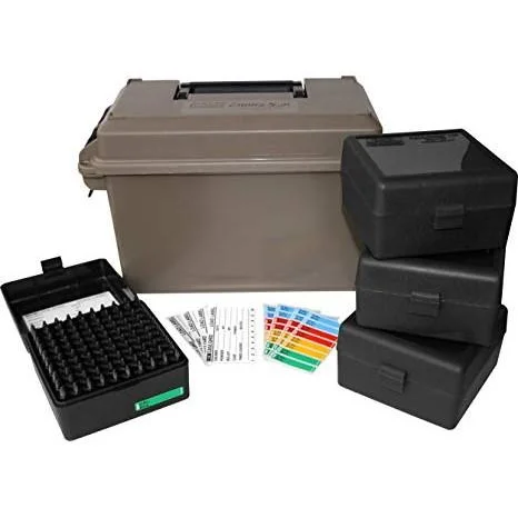 Mtm Molded Products Company MTM AC50 .223 Ammo Can with 4-RS100 Dark Earth
