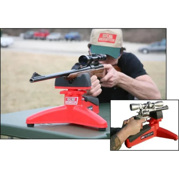 Mtm Molded Products Company MTM Front Rifle Rest & Handgun Rest Red