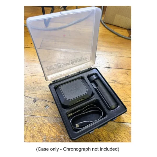 Mtm Molded Products Company MTM Chronograph Case Black with Clear Lid