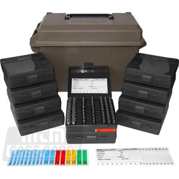 Mtm Molded Products Company MTM AC50 9mm Ammo Can with 10-P1009 Dark Earth