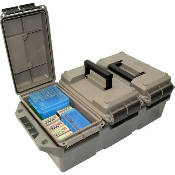Mtm Molded Products Company MTM 3 Can .50 Cal Ammo Crate - Flat Dark Earth