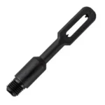 KleenBore Nylon Patch Holder Shotgun, black slotted patch holder with threaded end