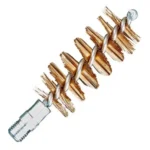 Kleenbore Phosphor Bronze Bore Brush, bronze bristles on twisted wire with threaded base