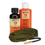 Hoppe's 1.2.3. Done Shotgun Cleaning Kit, two bottles, green cord and brass tip
