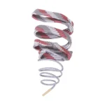 The Allen Company Inc. Bore-Nado Handgun Cleaning Tool, coiled gray and red cord with metal brush