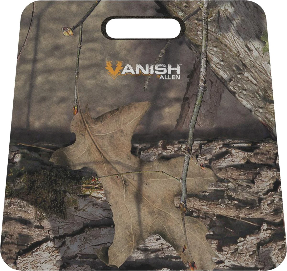primary-23833 The Allen Company Inc. FOAM CUSHION in woodland camouflage with carry handle, front view