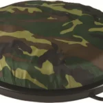Allen Swivel Seat Bucket Lid, camouflage padded seat with black base and carry handle