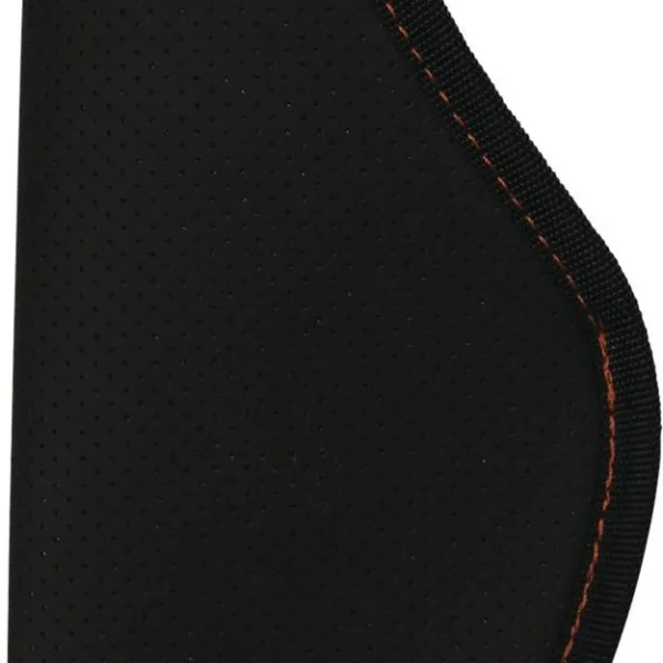 The Allen Company Flash IWB Holster Size 06, black holster with brown stitching, front view
