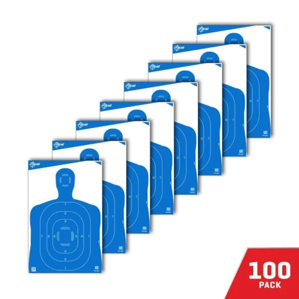 The Allen Company Inc. Allen EZ-Aim Silhouette Paper Shooting Targets 23"W x 35"H Blue 100/ct