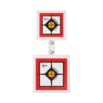 The Allen Company Inc. Allen EZ-Aim Hardrock AR500 Square Spinner Targets & Stand for Rimfire Rounds & Centerfire Pistols