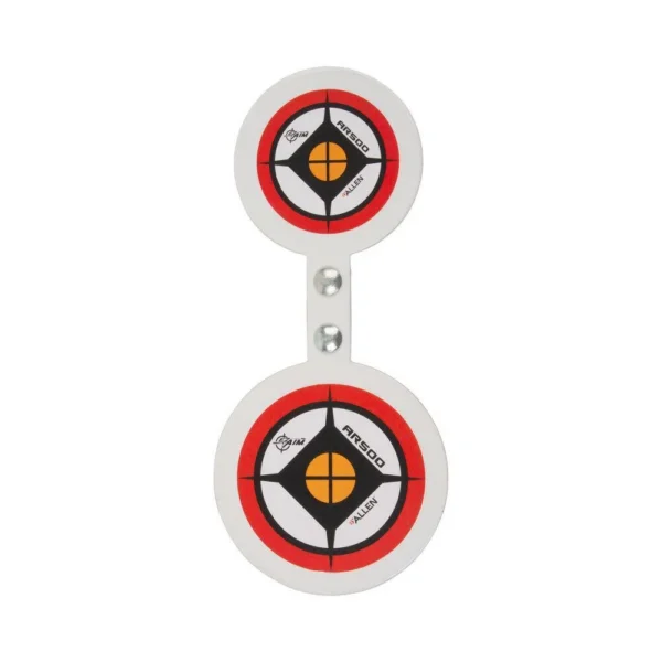 The Allen Company Inc. Allen EZ-Aim Hardrock AR500 Round Spinner Targets & Stand for Rimfire Rounds & Centerfire Pistols