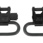 Michaels Of Oregon UNCLE MIKES QD SWIVELS W/ WOOD SCREWS, two black loop swivels