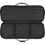 Allen Tac Six Squad 38in Tactical Case, black open view with handles and interior straps
