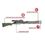 The Allen Company Inc. Allen Rifle Gun Sock with Writeable ID Label 52" Grey