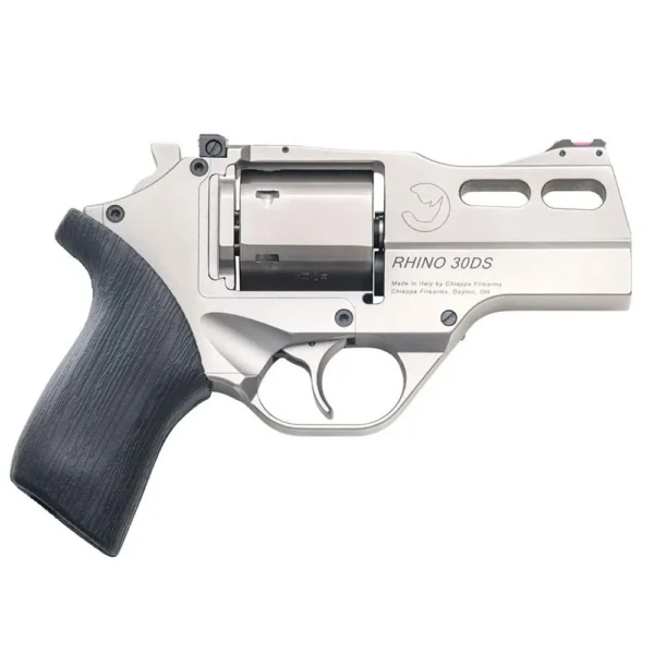 Chiappa Firearms USA Ltd Chiappa Rhino 30DS Handgun 10mm 6rd Capacity 3" Barrel Nickel with 3 Moon Clips
