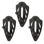 Allen EZ Mount European Deer Skull Wall Display, three black metal wall mounts