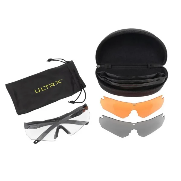 The Allen Company Inc. Allen ULTRX Admiral Safety Glasses Assorted Lenses 3/ct