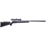 Crosman Benjamin Prowler NP air rifle, black right-side view with mounted scope