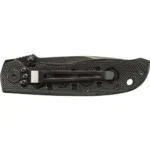 Battenfeld Knives Smith & Wesson Extreme Ops Tanto Folding Knife, black reverse side with pocket clip