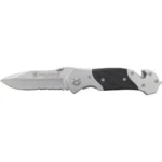 Battenfeld Knives Smith & Wesson 1st Response Drop Point Folding Knife 3 3/10" Blade Black and Silver